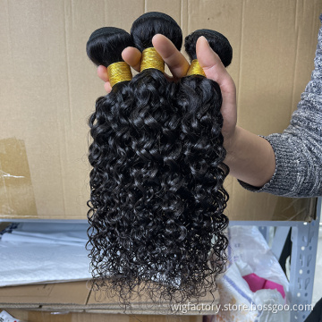 10A Mink Indian Hair Bundle 30 Inch,Free Sample Human Hair Extension With Closure, Water Wave Raw Indian Hair Bulk Unprocessed